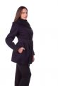 Палта Късо палто с качулка -лилаво - Късо палто с качулка